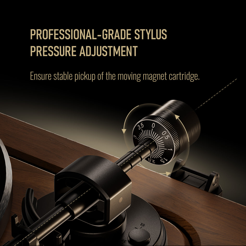 Arkrocket Huygens Bluetooth Turntable with Built-in Speakers